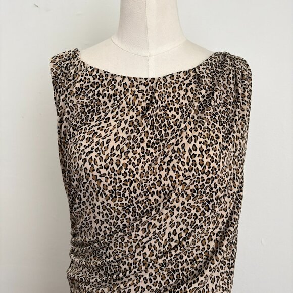Betsy Johnson Leopard Print Dress Size 14 - Picture 3 of 6